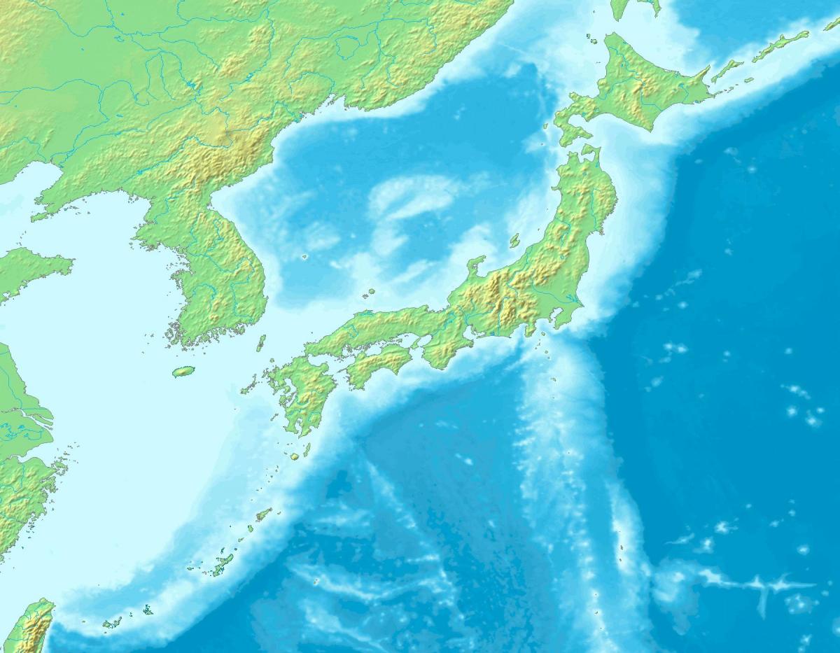 日本地形图