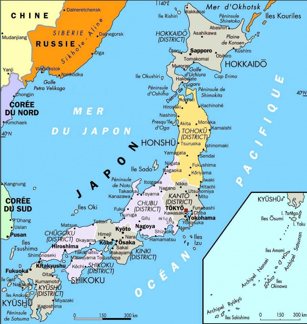 日本大地图
