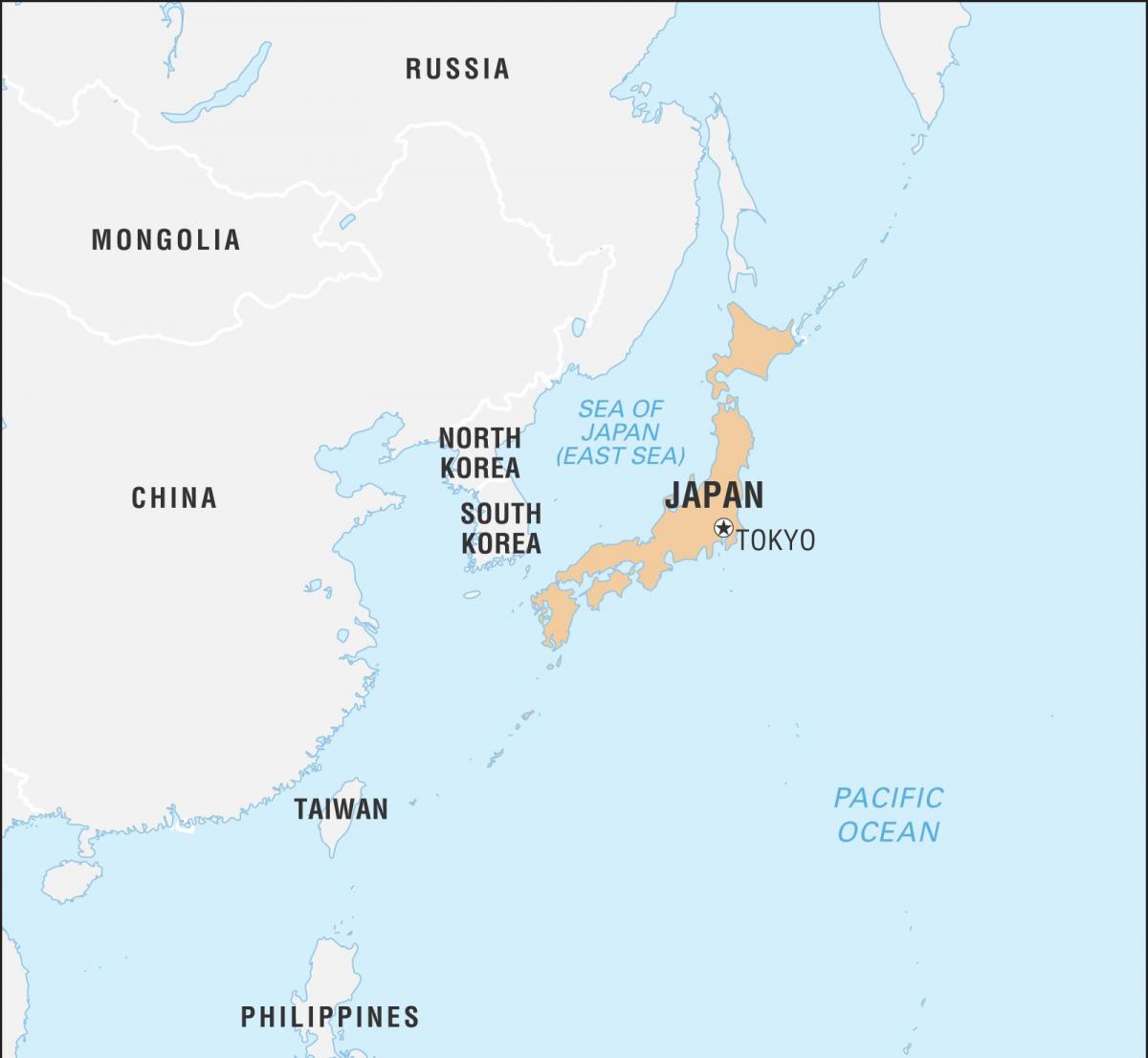 日本首都地图